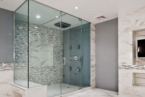 Cubicle Glass Shower Work